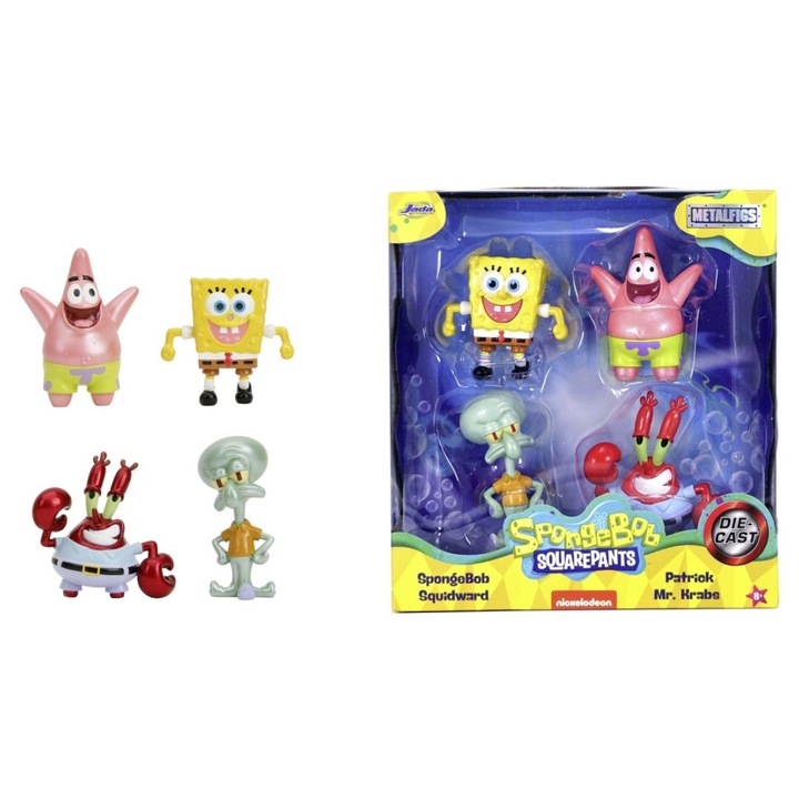 Комплект от 4 метални фигурки, 6.5 см