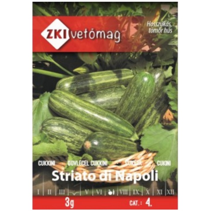 Seminte dovlecel cukkini Striato di Napoli ZKI, 3g
