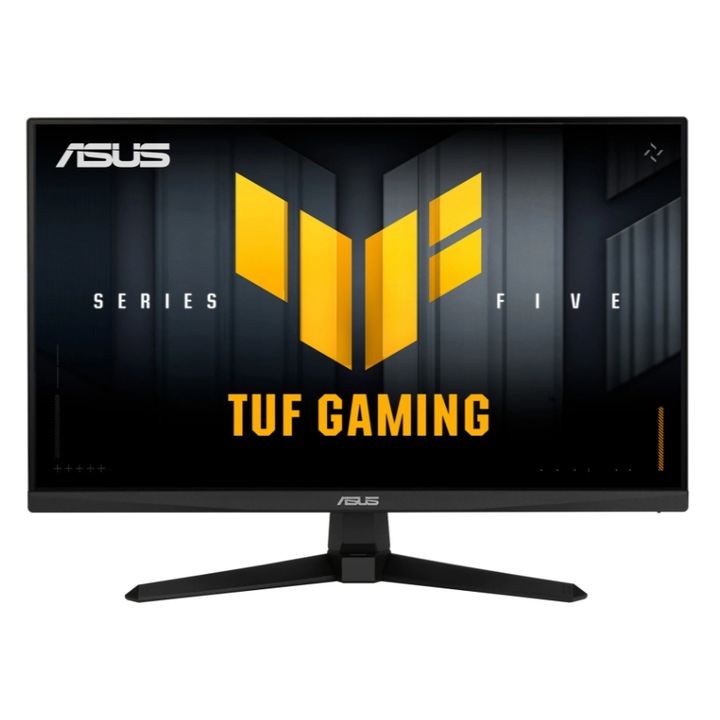 Monitor Gaming Fast IPS LED ASUS TUF Gaming 23.8" VG249Q5A, Full HD 1920 x 1080, HDMI, DisplayPort, Hangszórók, 200 Hz, 0.3 ms Fekete