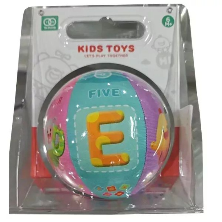 Szuperpuha bébicsörgő labda, 12 cm