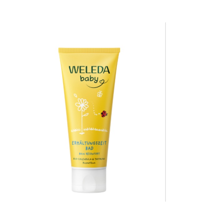 Baby Baita cu galbenele pentru zile reci, Weleda, 75 ml