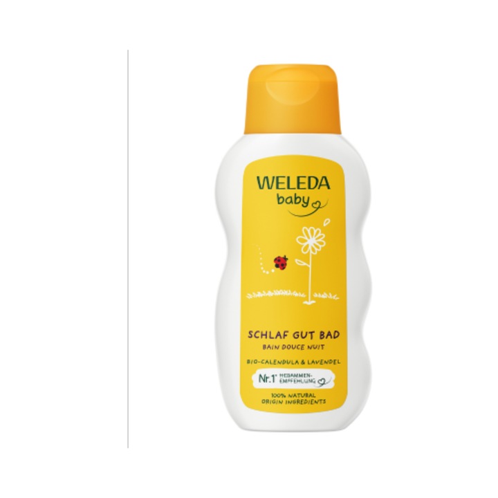 Baby Baita cu galbenele pentru un somn linistit, Weleda, 200 ml