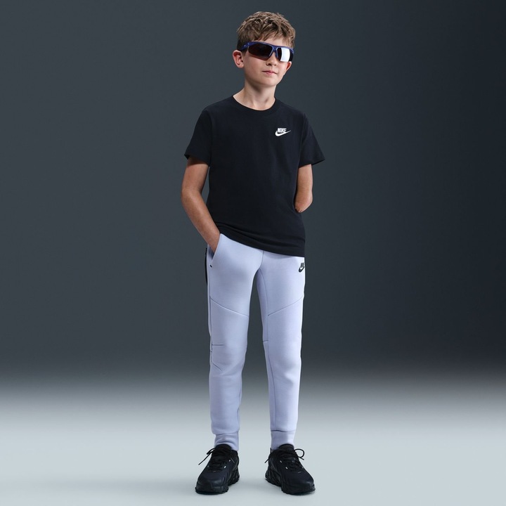 Pantaloni Nike B Nsw Tch Flc Jggr - Pd Nadrág, Kék
