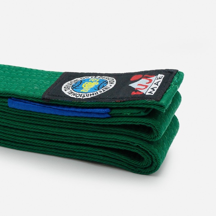 Taekwon-do Fujimae kétszínű öv, 100% pamut, 4cm széles, sokszínű