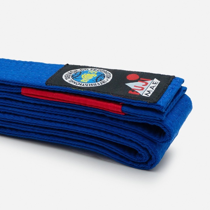 Taekwon-do Fujimae kétszínű öv, pamut, 4 cm széles, többszínű