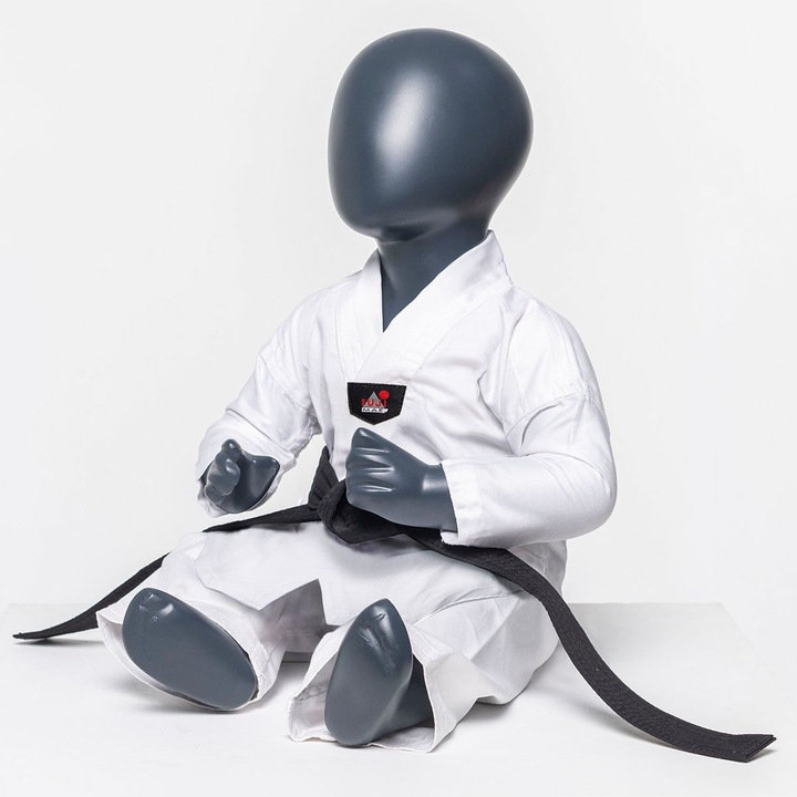 TAEKWON-DO Baby uniform, Fujimae, cotton, 12 months, black belt