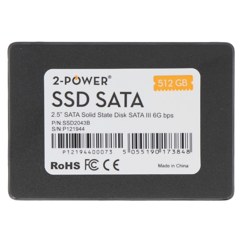 Solid State Drive (SSD) 2-POWER, 512GB, 2.5'', SATA III, pentru