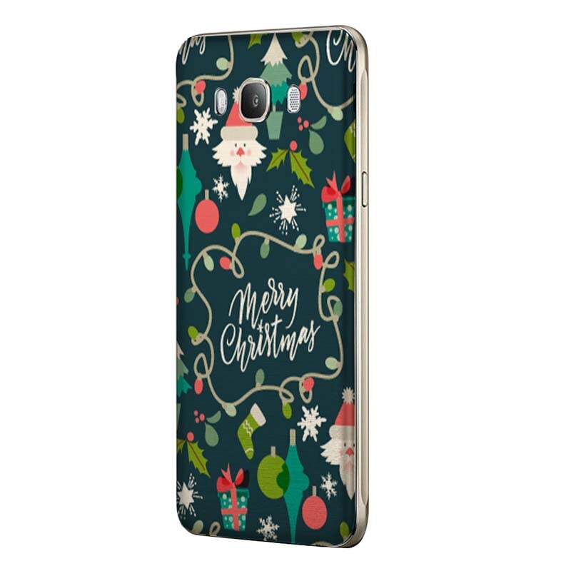 Husa Silicon, Ultra Slim 0.3MM, Merry Christmas, Samsung Galaxy J5