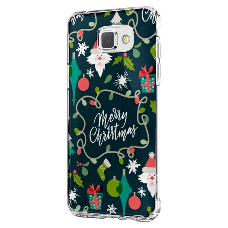 Husa Silicon, Ultra Slim 0.3MM, Merry Christmas, Samsung Galaxy A3 2017