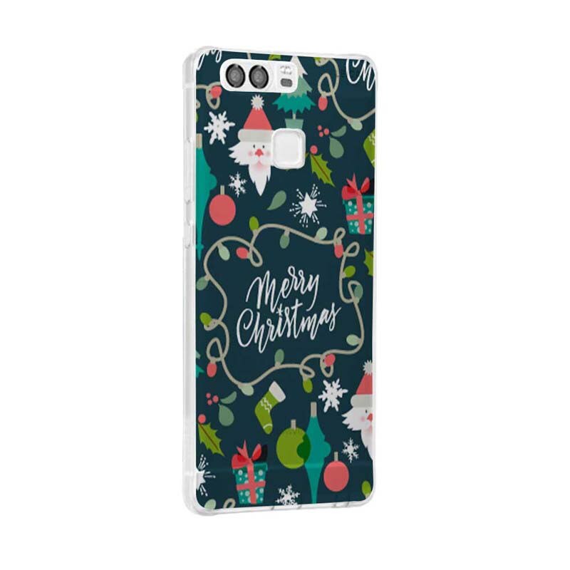 Husa Silicon, Ultra Slim 0.3MM, Merry Christmas, Huawei P10 LITE