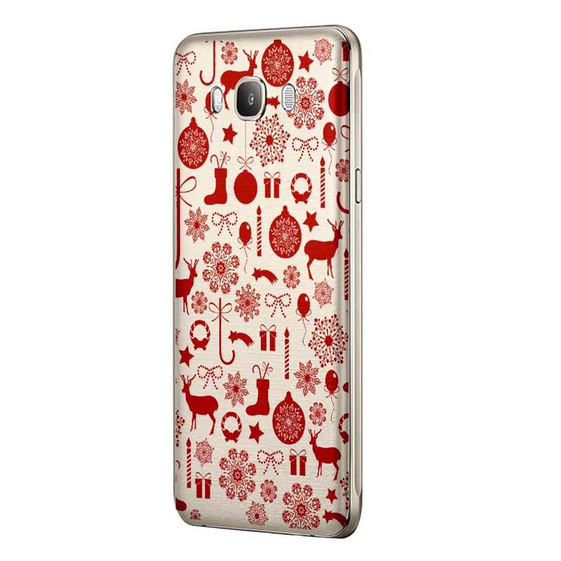 Husa Silicon, Ultra Slim 0.3MM, Christmas Pattern, Samsung Galaxy J3 2016