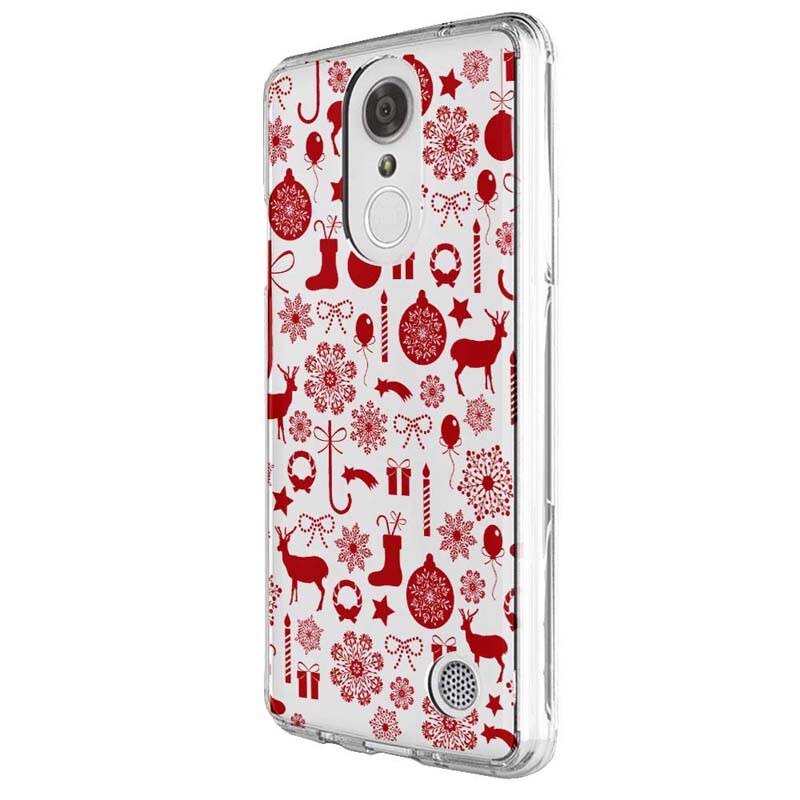 Husa Silicon, Ultra Slim 0.3MM, Christmas Pattern, LG K8