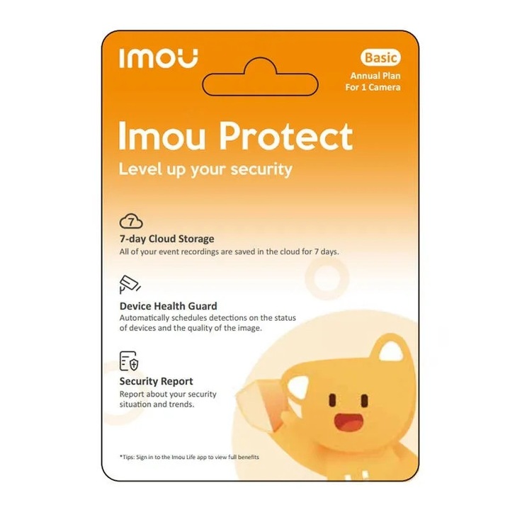 Card cadou de baza IMOU Protect (plan anual)