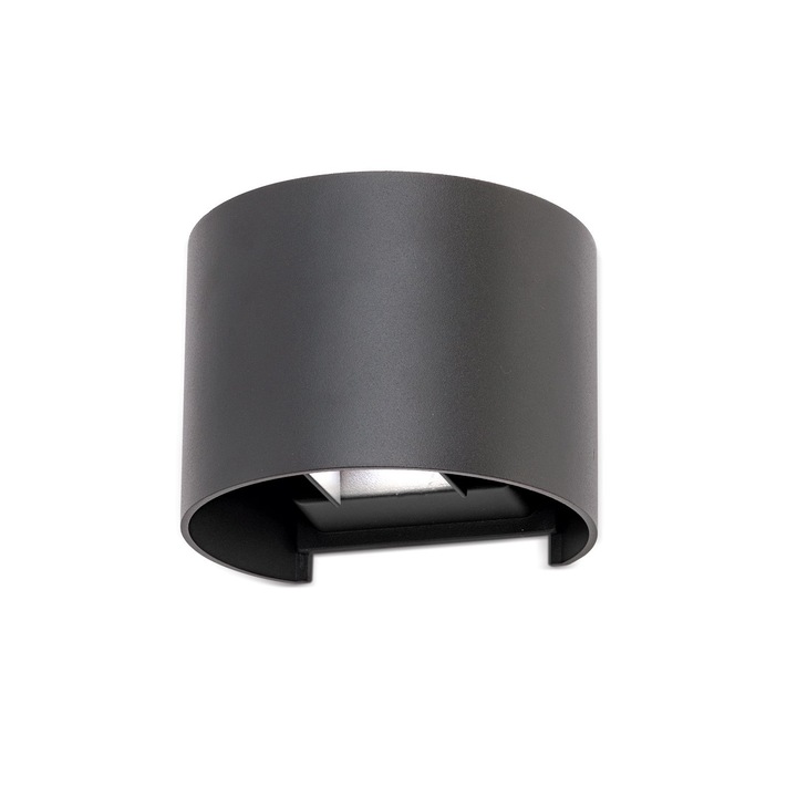 Aplica LED de exterior GRETA, LED13W/700lm/3000K aluminiu finisaj antracit, inaltime 10cm IP54 ORION