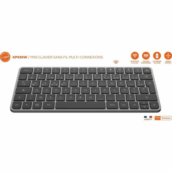 Tastatura Gaming The G-Lab KEYZ TITAN Negru AZERTY