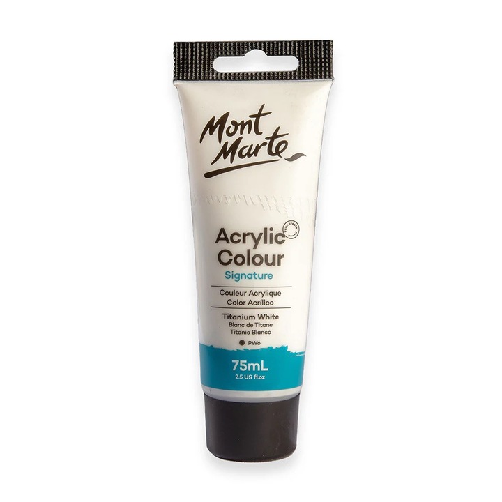 Vopsea acrilica Mont Marte 75ml - Titanium White