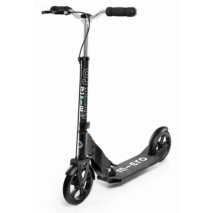 Micro Downtown roller kézifékkel tinédzsereknek és felnőtteknek, széles V-rudas, mély és széles platformos roller, összecsukható roller