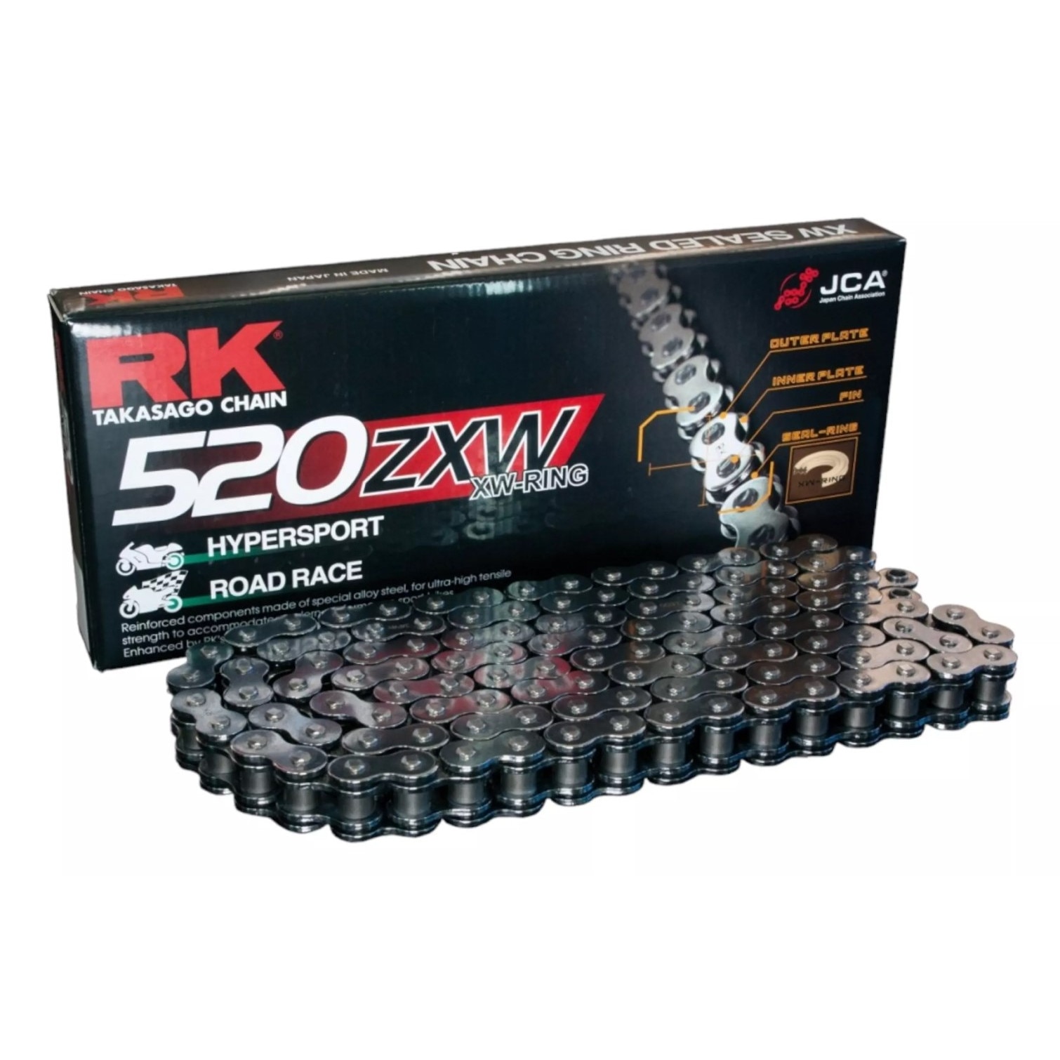 【くぅねっと】 Lanturi bicicleta RK 520ZXW-122, set, standard, 42 KN, pentru
