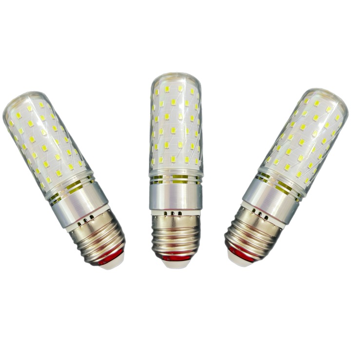 Set 3 Becuri LED, E27, 16W, A+