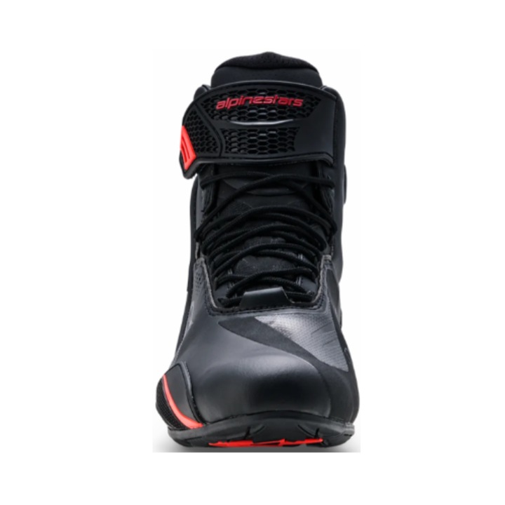 Cizme moto ALPINESTARS FASTER-4 DS BLACK/RIO RED/FLUO, 42