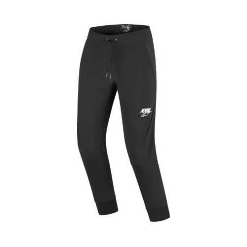 Pantaloni din material textil ALPINESTARS AEROSHELL BLACK/WHITE