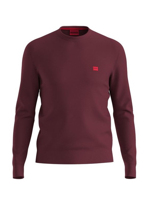 Férfi pulóver HUGO, 50475083-as modell, bordó színű