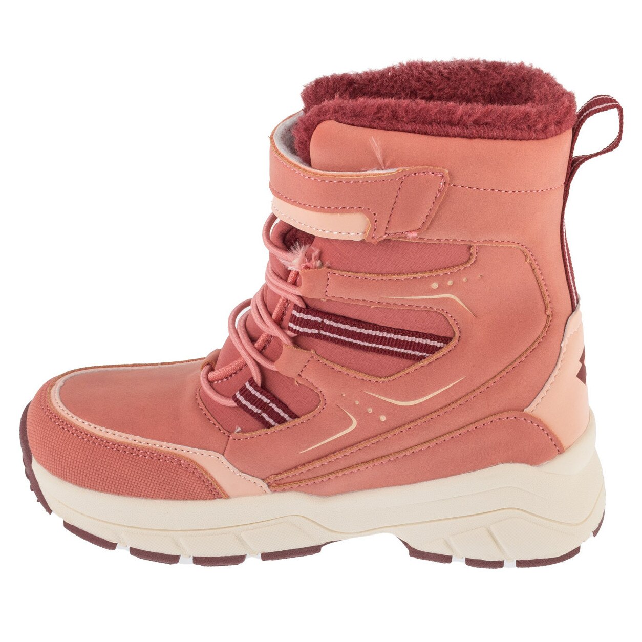 Bundgaard Meisjes Mocca Riem Lam Tex Laarzen Donker Roze VB
