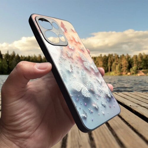 Husa Soft TPU compatibila cu Oppo Reno 13 Pro, Butterfly2 Design