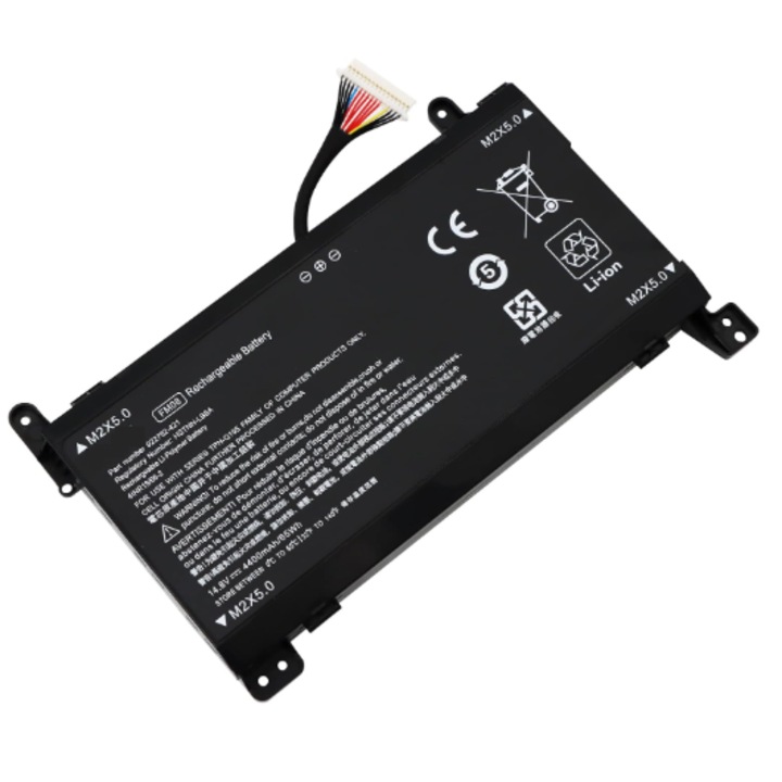 Baterie laptop Li-Polymer potrivita pentru HP Omen 17-AN008CA 17-AN013TX 17-AN014TX 17-AN014NG 17-AN020CA 17-AN030CA 17-AN124CL FM08 type B, 8 celule, 4400 mAh, negru