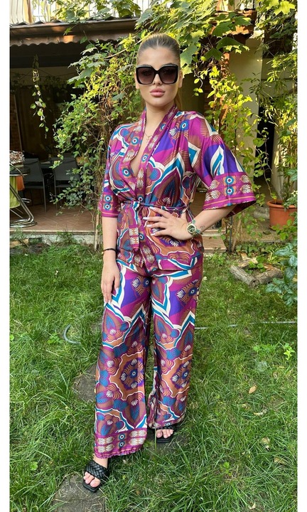 Комплект Дамски, Intisimo, Две Части, Сатен, Многоцветен, Един Размер INTL