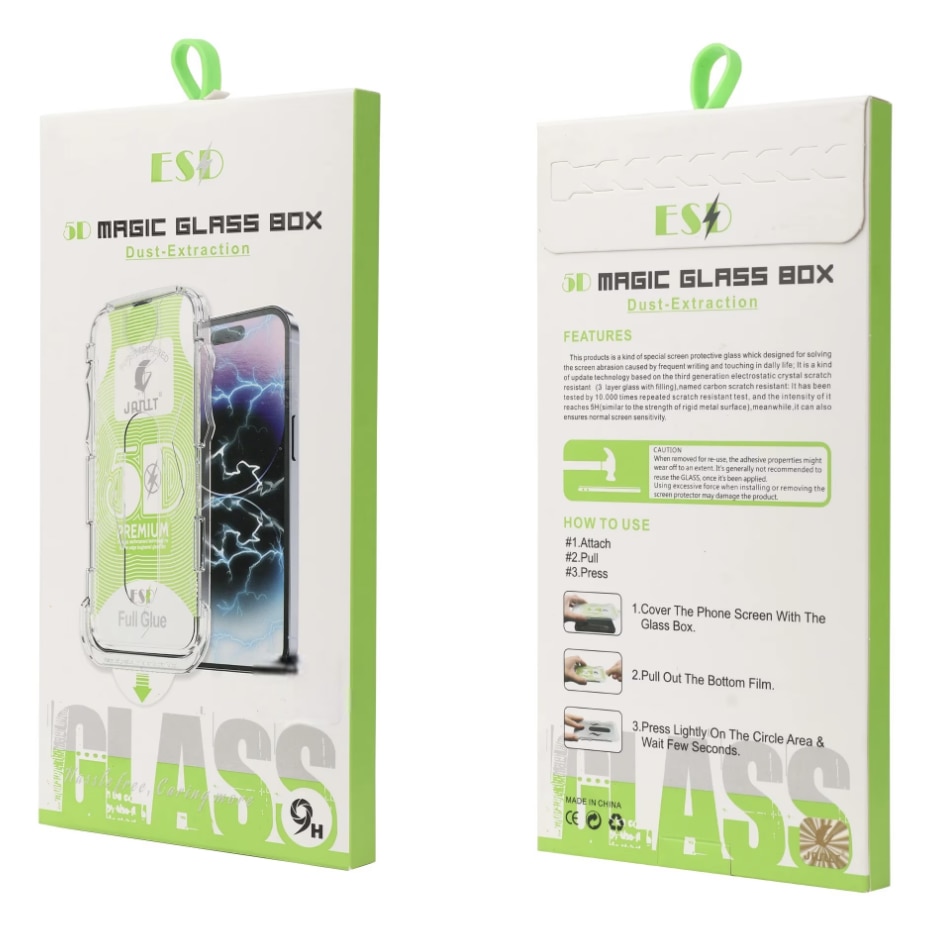 Folie de Sticla Compatibila cu Iphone 17, Securizata 5D, WaltStore, Duritate 9H, Montare Rapida, Claritate HD