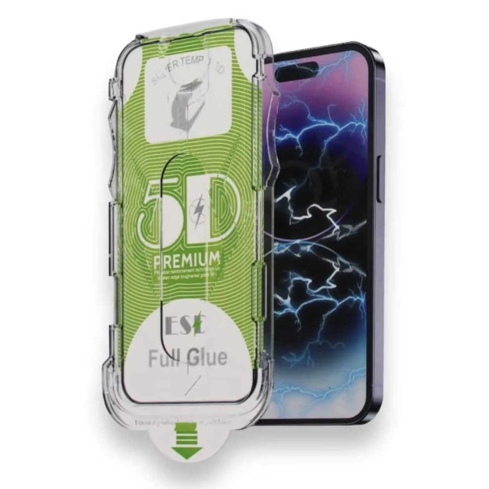 Folie de Sticla Compatibila cu Iphone 17, Securizata 5D, WaltStore, Duritate 9H, Montare Rapida, Claritate HD