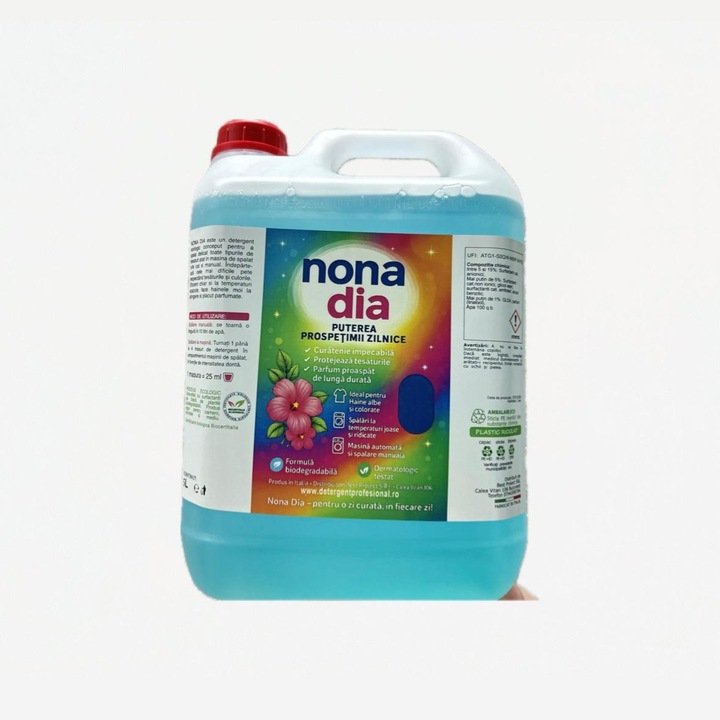 nona dia detergent de rufe ecologic - rufe albe si colorate- 5L