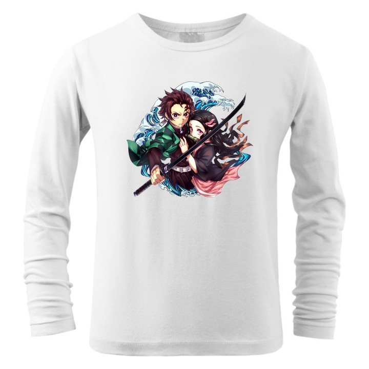 Bluza copii Naruto Girl, Alb