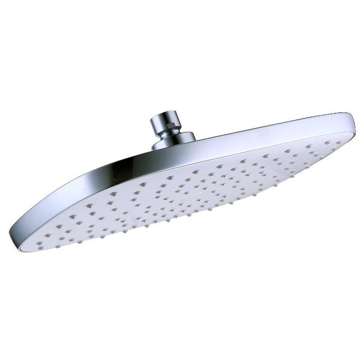 Kielle Hlavova sprcha, 29x20cm, crom/bila, AutoClean