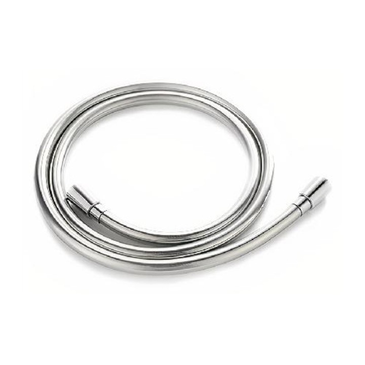 Hose de dus Kielle, 150 cm, anti-twist, argintie