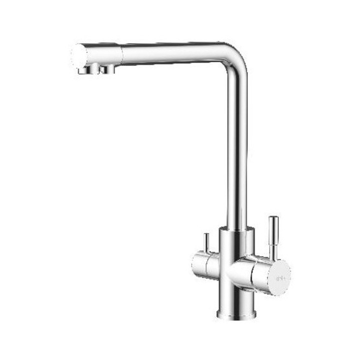 Kielle szaniter csaptelep, szűrő funkcióval, króm, egylyukú szerelés, 360°-ban forgatható kar