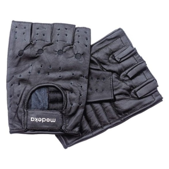 Manusi fara degete MODEKA Highway, culoare neagra, marime XS