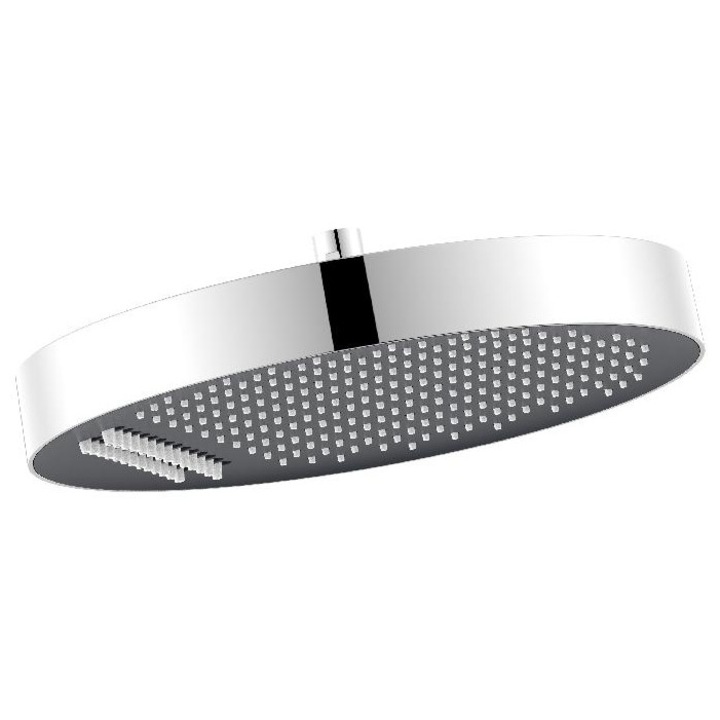 Kielle Hlavova sprcha set 320mm, crom/cerna, 2 moduri, instalare pe rama