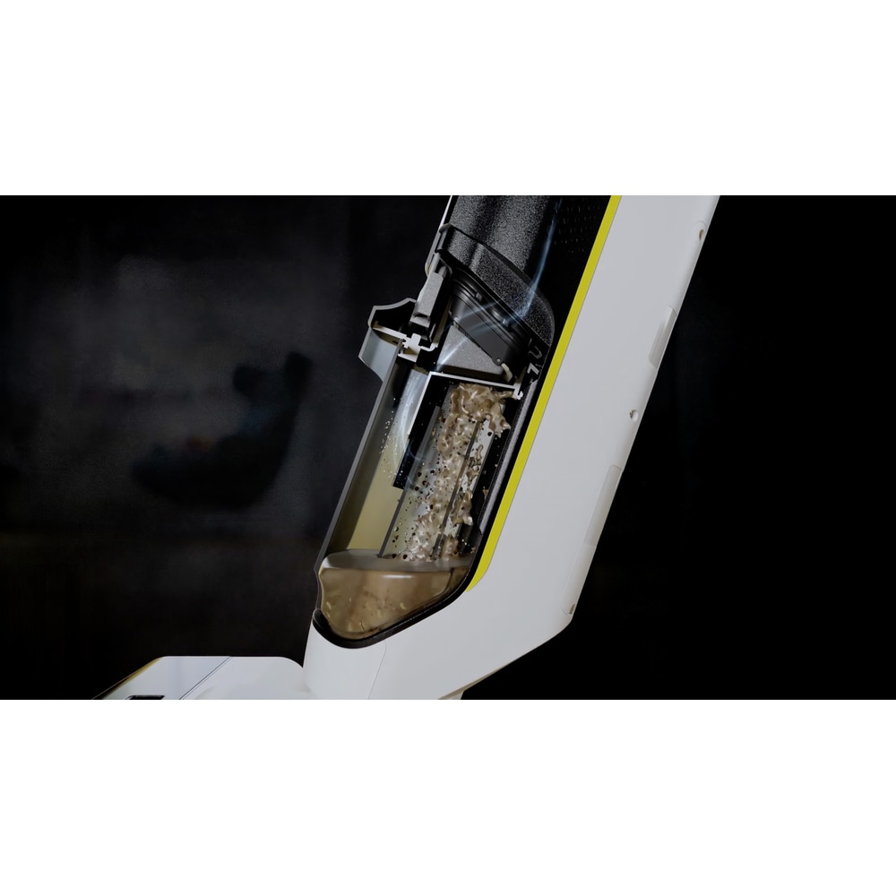 Aspirator vertical cu spalare Karcher FCV 3 Extra+, 160 W, 30 min Alb/Negru