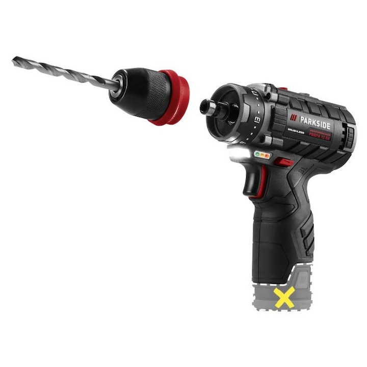 Най-Добрите Бормашини и Винтоверти за 2025 Година Акумулаторна бормашина и винтоверт 12 V PARKSIDE Performance »PBSPA 12 E4«