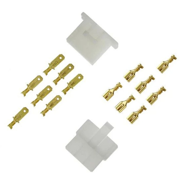 Комплект конектор и муфи 6 пина 1/4", ELECTROSPORT 2025/02, стар тип