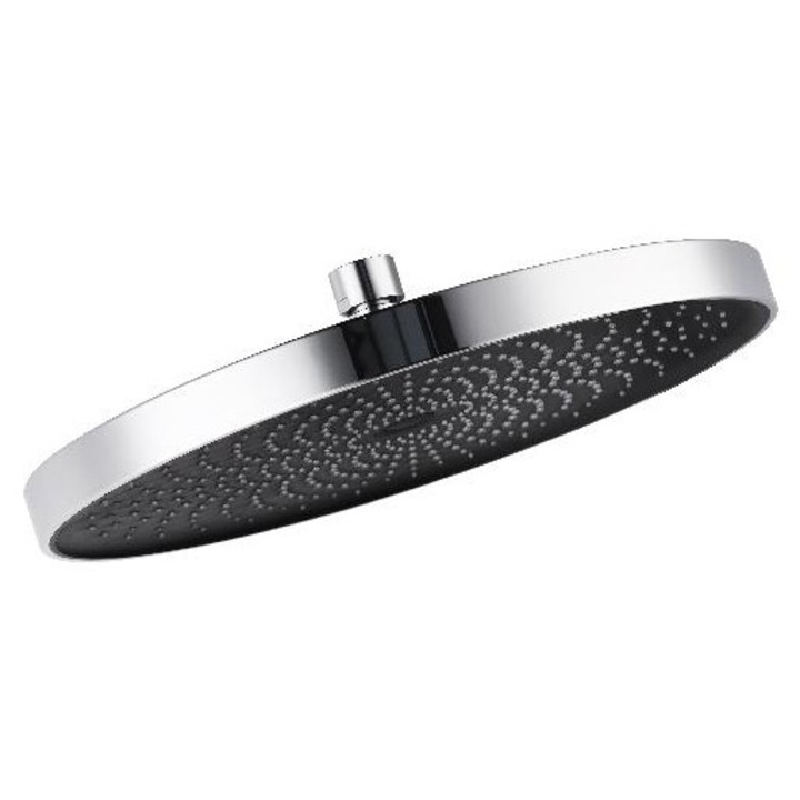 Coloana de dus Kielle, 260mm, crom/negru, functie de curatare usoara