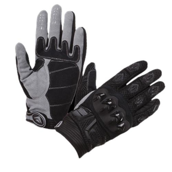 Manusi protectie Motorsport, MODEKA, model MX Top, culoare neagra, marimea 8