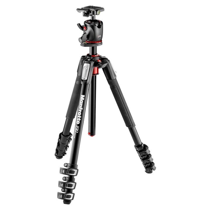 Статив Manfrotto Mk190Xpro4-Bhq2, Дигитална Камера (2, 55 Кг, Алуминий, Черен)