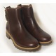Botine dama Panama Jack, Fiore Trav B2, maro, piele naturala, impermeabile, cu fermoar
