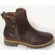 Botine dama Panama Jack, Fiore Trav B2, maro, piele naturala, impermeabile, cu fermoar