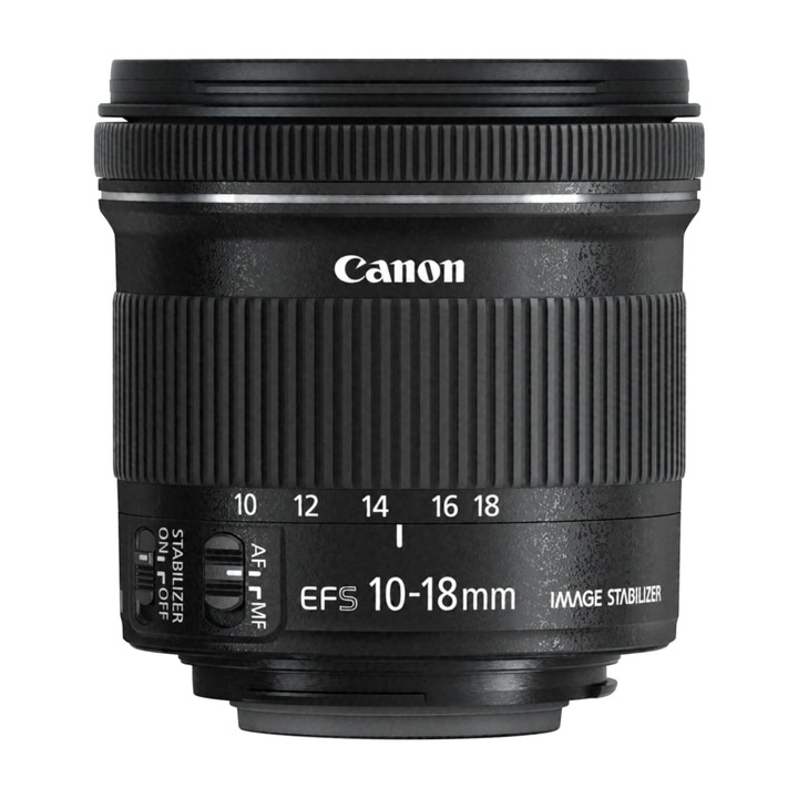 Canon Ef-S 10-18Mm F4.5-5.6 Is Stm Ultra-széles Látószögű Objektív (67Mm Szűrőmenet) Fekete