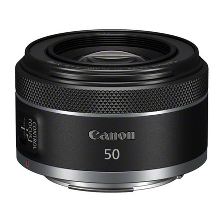 Canon Rf 50Mm F1.8 Stm objektív, Kompakt és könnyű, Nagy F/1.8 rekesz, Kompatibilis az összes Canon Eos R sorozatú fényképezőgéppel. Fekete