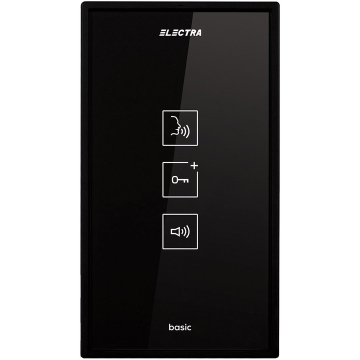 Post interior audio Electra IA.04N, analogic, semiduplex, aparent, negru